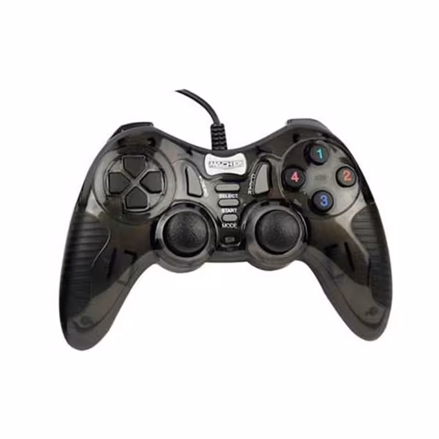 دسته بازی تک شوک دار سیمی Macher MR-60-سفید