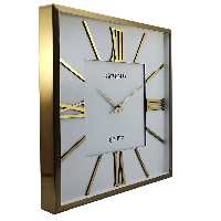 ساعت دیواری آرتمیس مدل 2026 گلد (طلایی) صفحه سفید