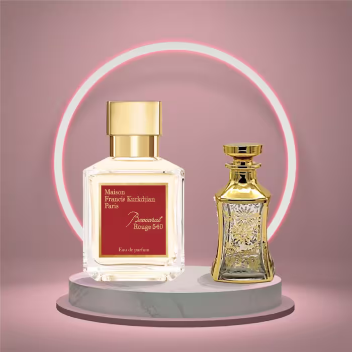 عطر باکارات رژ 540  (20 میل اسانس خالص و بدون الکل ژیوادن)- MFK Baccarat Rouge 540 