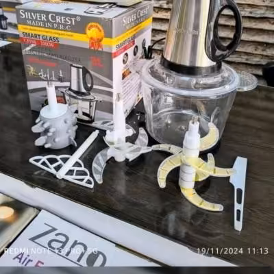 خردکن سیلور کرست 2تیغه المانی اصلی 3 لیتر سیرپاک کن سیم پیچی موتور مسی