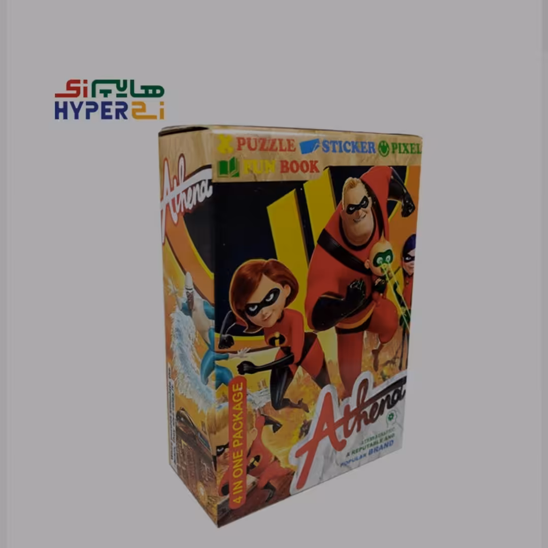 پازل دایره ای 20 تکه آتنا طرح شگفت انگیزان (بهمراه استیکر و پیکسل)

