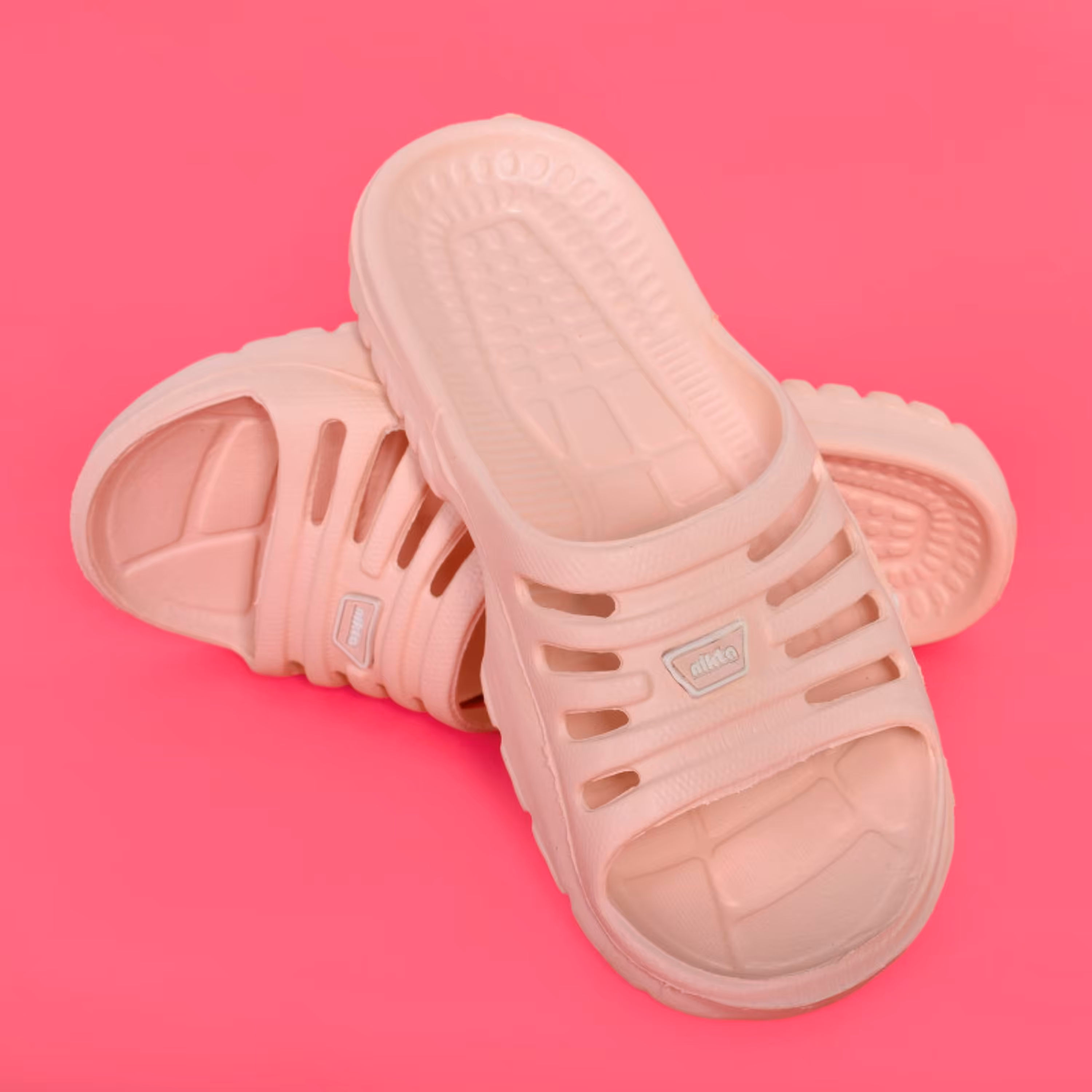 دمپایی نیکتا  کد 102926 رنگ کالباسی سایز 40 تا 43