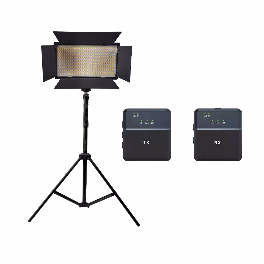 کیت تولید محتوا نور ثابت پروژکتور  U600 ، پایه 805 و میکروفون SX9