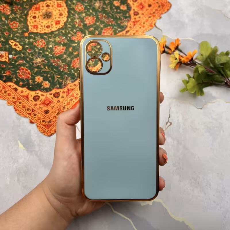 قاب گوشی Galaxy A04E سامسونگ مای کیس سبزآبی کد 92909