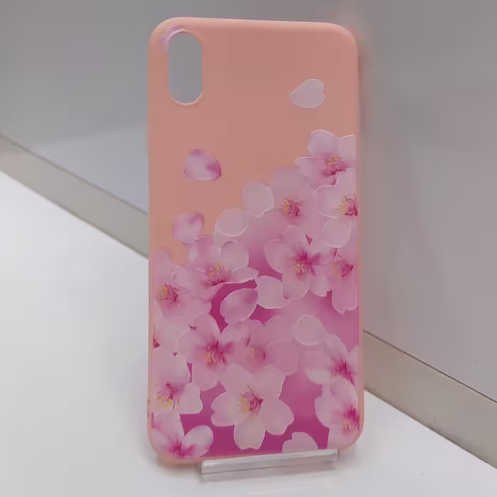 کاور گوشی آیفون xs max جنس کاور پلاستیک نرم تک طرح شیک و ساده