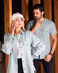ست شومیز زن و مرد، ست زنانه مردانه، ست زوج، مانتو شومیزی پیراهن مردانه