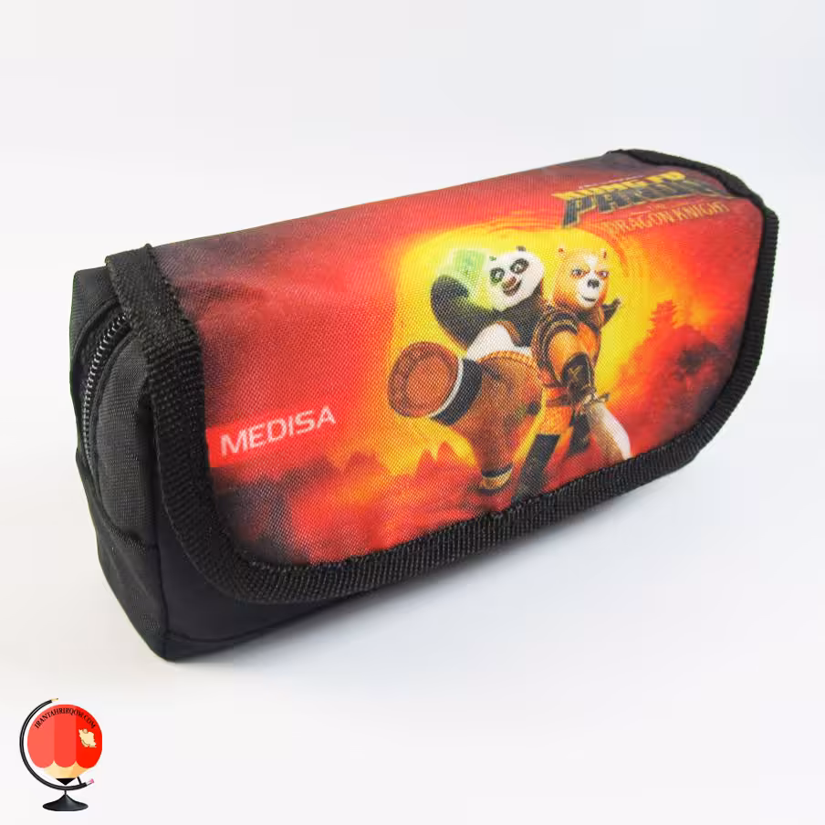 جامدادی پسرانه طرح پاندای کونگ فو کارسه زیپ مدیسا