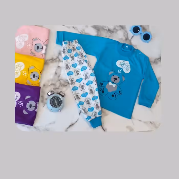 پیراهن شلوار اسپرت خرسی