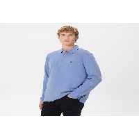تی شرت یقه پولو آبی مردانه آستین بلند کلاسیک اورجینال Nautica