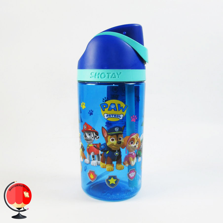 قمقمه پسرانه نی دار طرح سگ های نگهبان شوتای