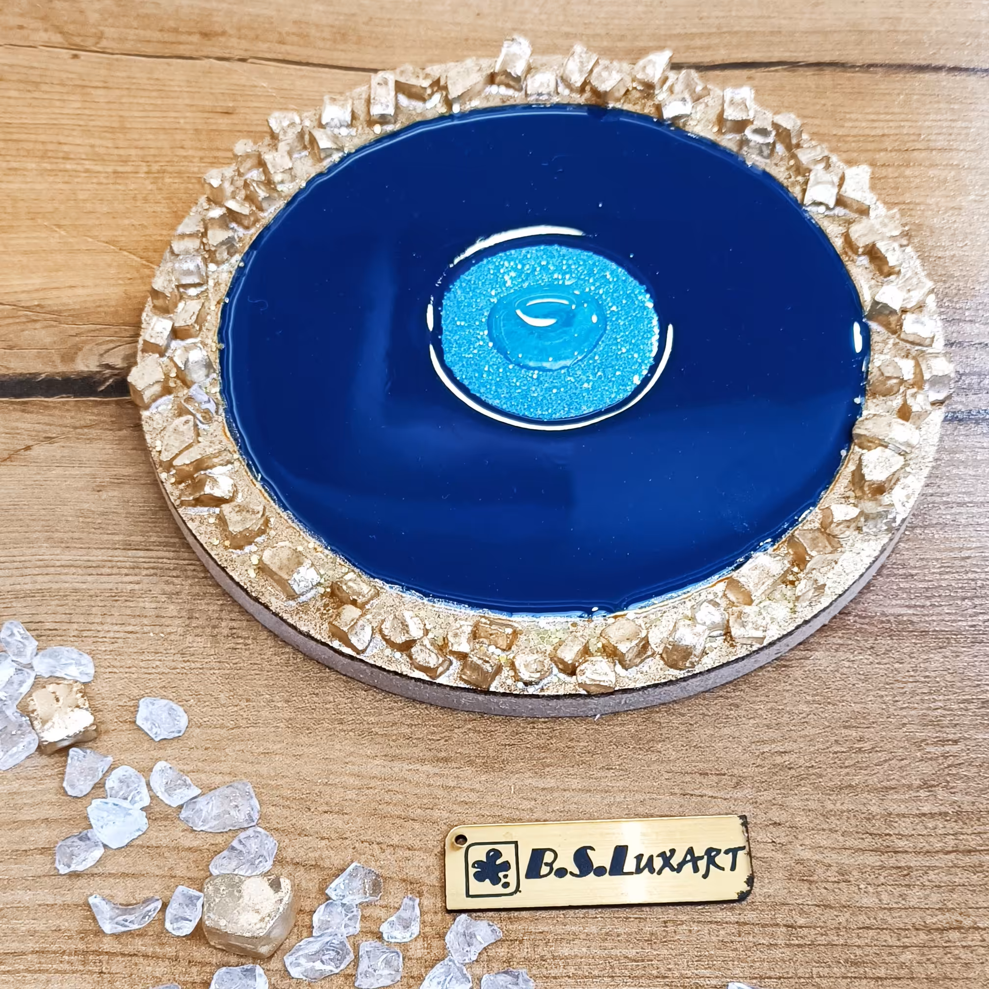 چشم نظر رزینی  قطر 15 سانتی متر  کد6-15