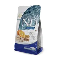 غذای خشک گربه مخصوص گربه های عقیم شده N&amp;D با طعم ماهی کاد