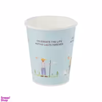 لیوان یک بار مصرف مدل A100 بسته 50 عددی رنگ سفید