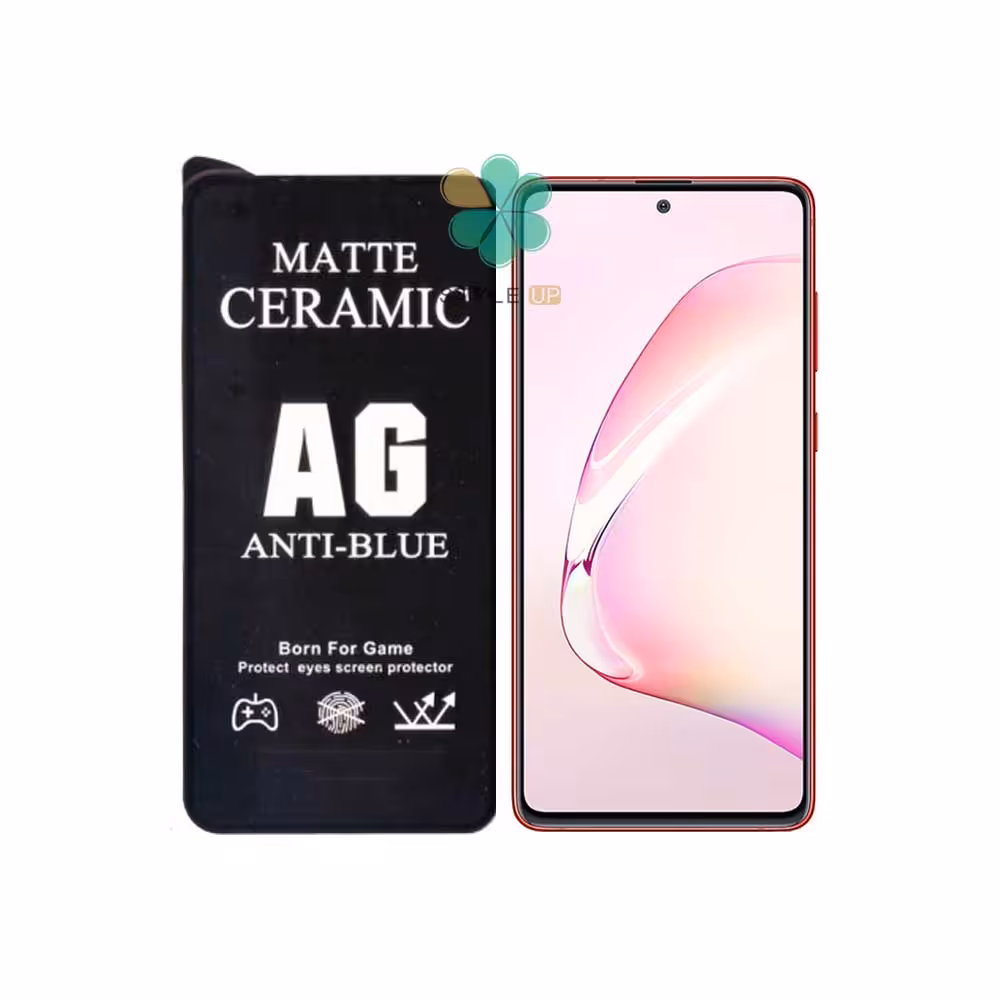گلس سرامیک مات گوشی سامسونگ Galaxy Note 10 Lite مدل Antiblue