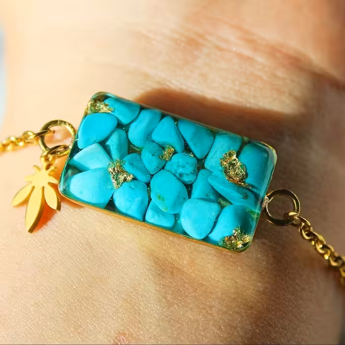 دستبند رزینی دستساز  