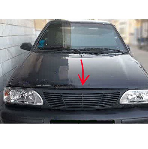 جلو پنجره طرح 7 خط مناسب پراید صبا کد 0310 -مشکی