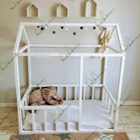 کلبه تخت شیک و خاص با ابعاد کودک 130در 70 ارسال بصورت پسکرایه است