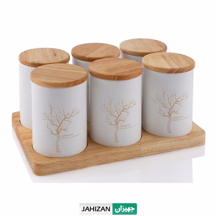 پاسماوری 7 پارچه مدل بامبو طرح درخت آرتیستون