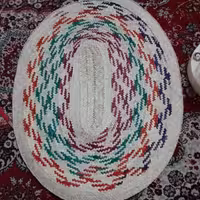 سفره حصیری بیضی