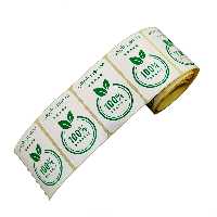 برچسب محصول ارگانیک آسانکار کد OR1 بسته 100 عددی 40x60 میلیمتر