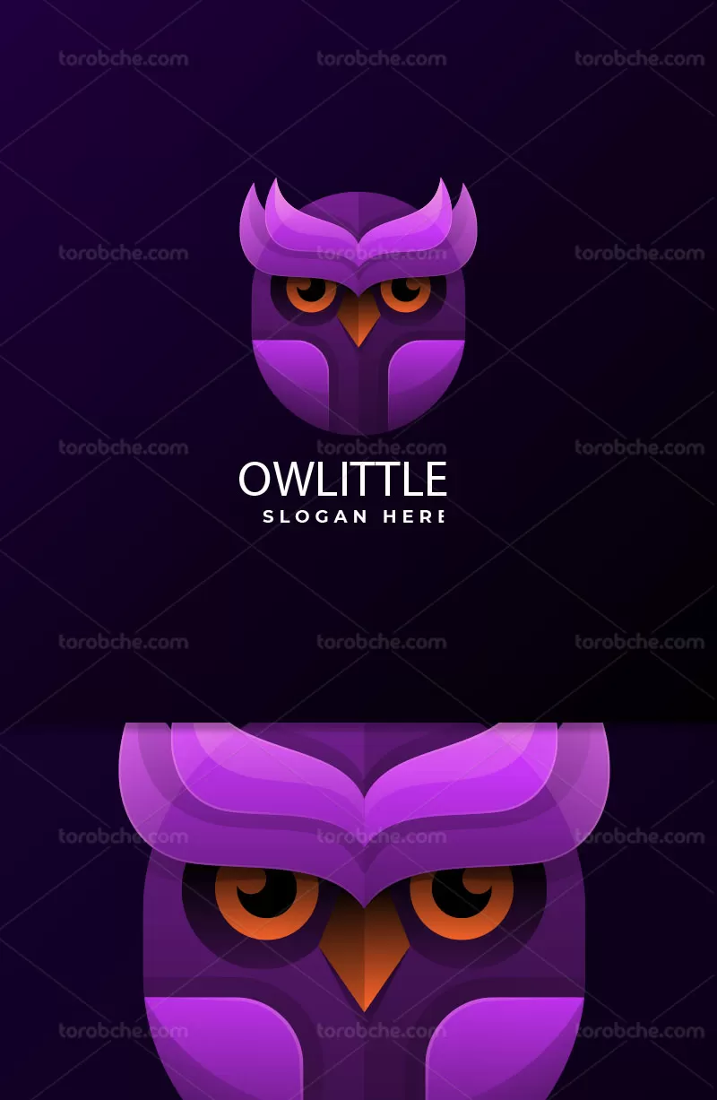 وکتور لوگوی جغد | گرافیک با طعم تربچه