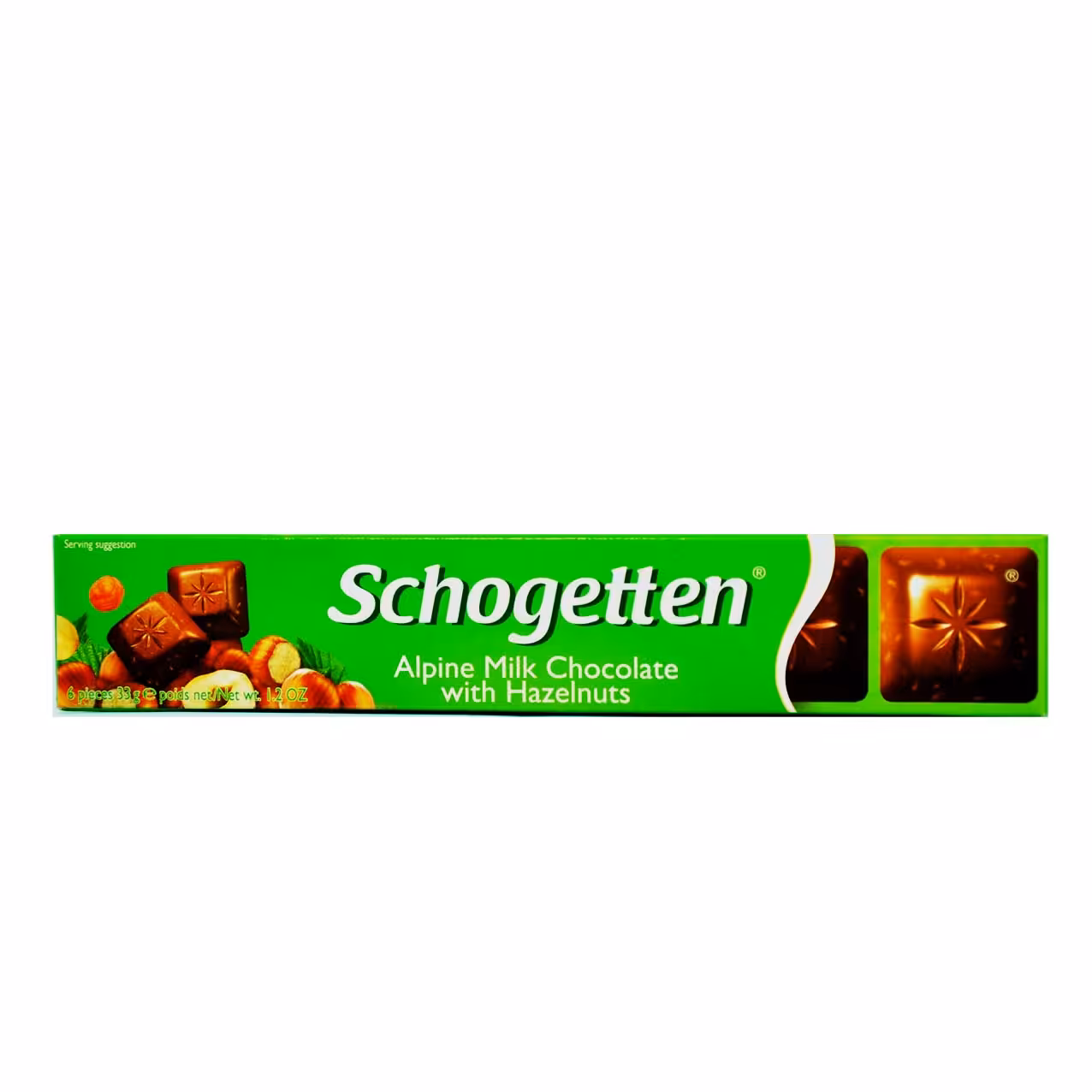 شکلات نعنا و فندق 30 گرم شوگوتن - schogetten