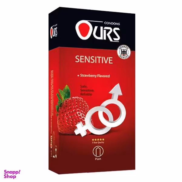 کاندوم ساده اورز (Ours) مدل Sensitive بسته 12 عددی
