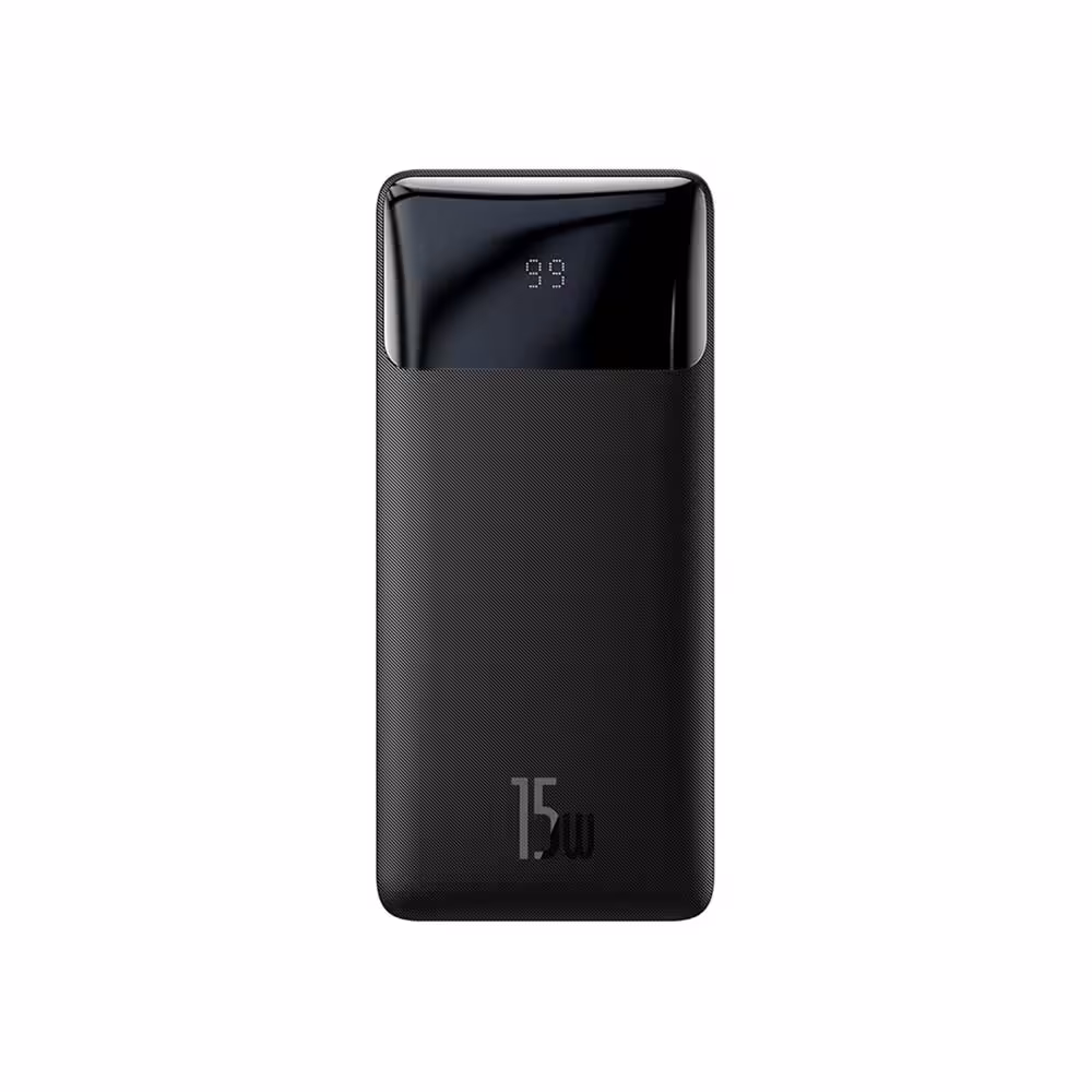 پاور بانک شارژ سریع 15 وات بیسوس Baseus Bipow Digital Display 20000mAh Power Bank