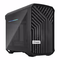 کیس فرکتال Torrent Nano Black TG Dark Tint