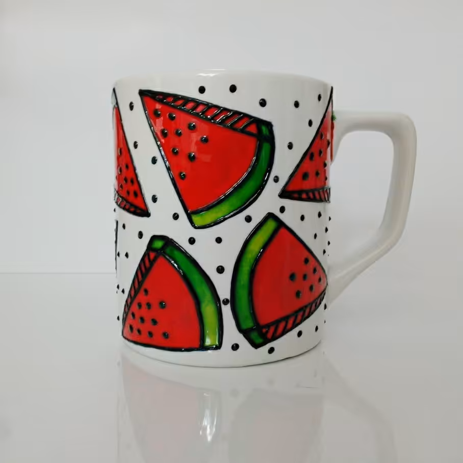 ماگ ویترای طرح هندوانه یلدا