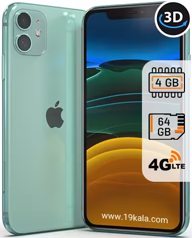 گوشی  اپل مدل آیفون iPhone 11 ظرفیت 64  رم 4 گیگابایت