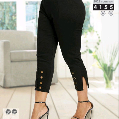 شلوار کرم کش سوپر بغل چاکدار سایز بزرگ در دو سایز تا 56