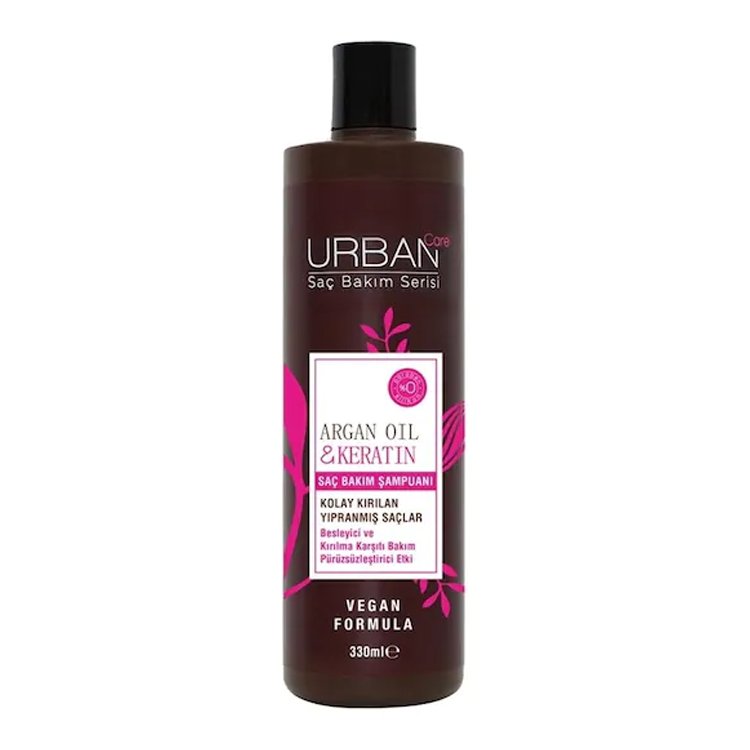 شامپو روغن ارگان و کراتین اوربان کیر Urban care حجم 450 میل