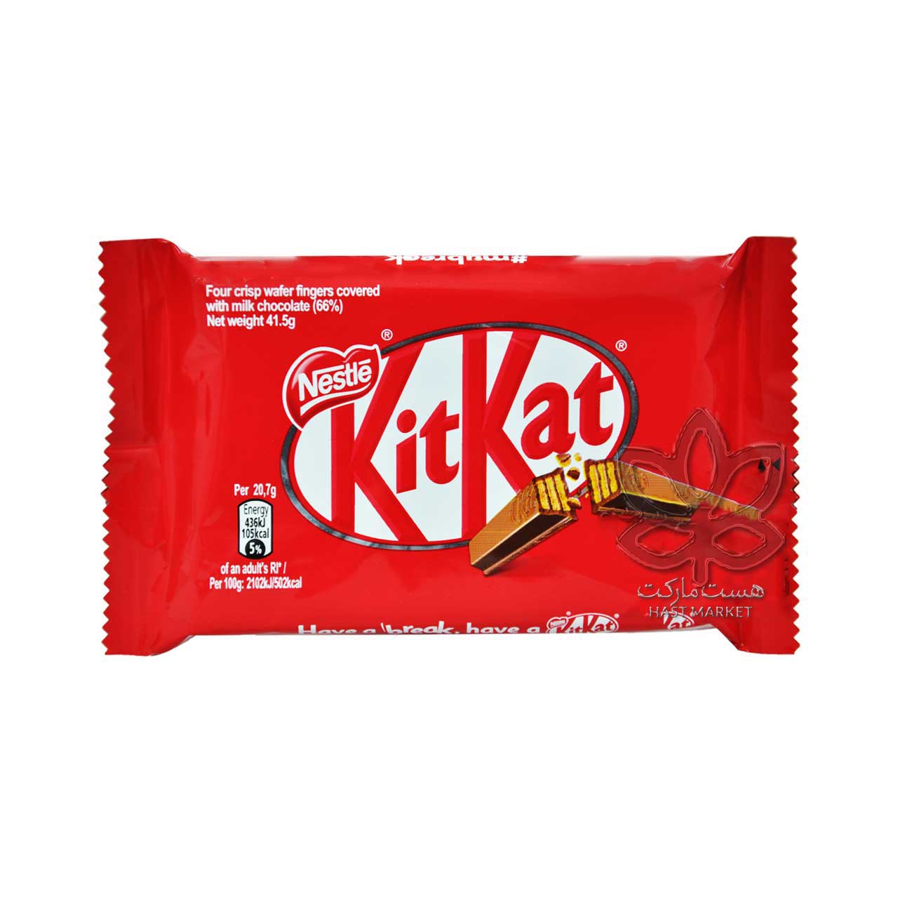 شکلات چهار انگشتی 40 گرم کیت کت - kitkat