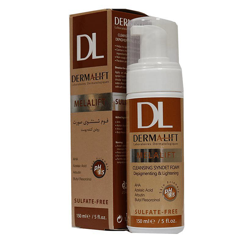 فوم شستشوی صورت روشن کننده ملالیفت درمالیفت | Dermalift Melalift | فارموکسین
