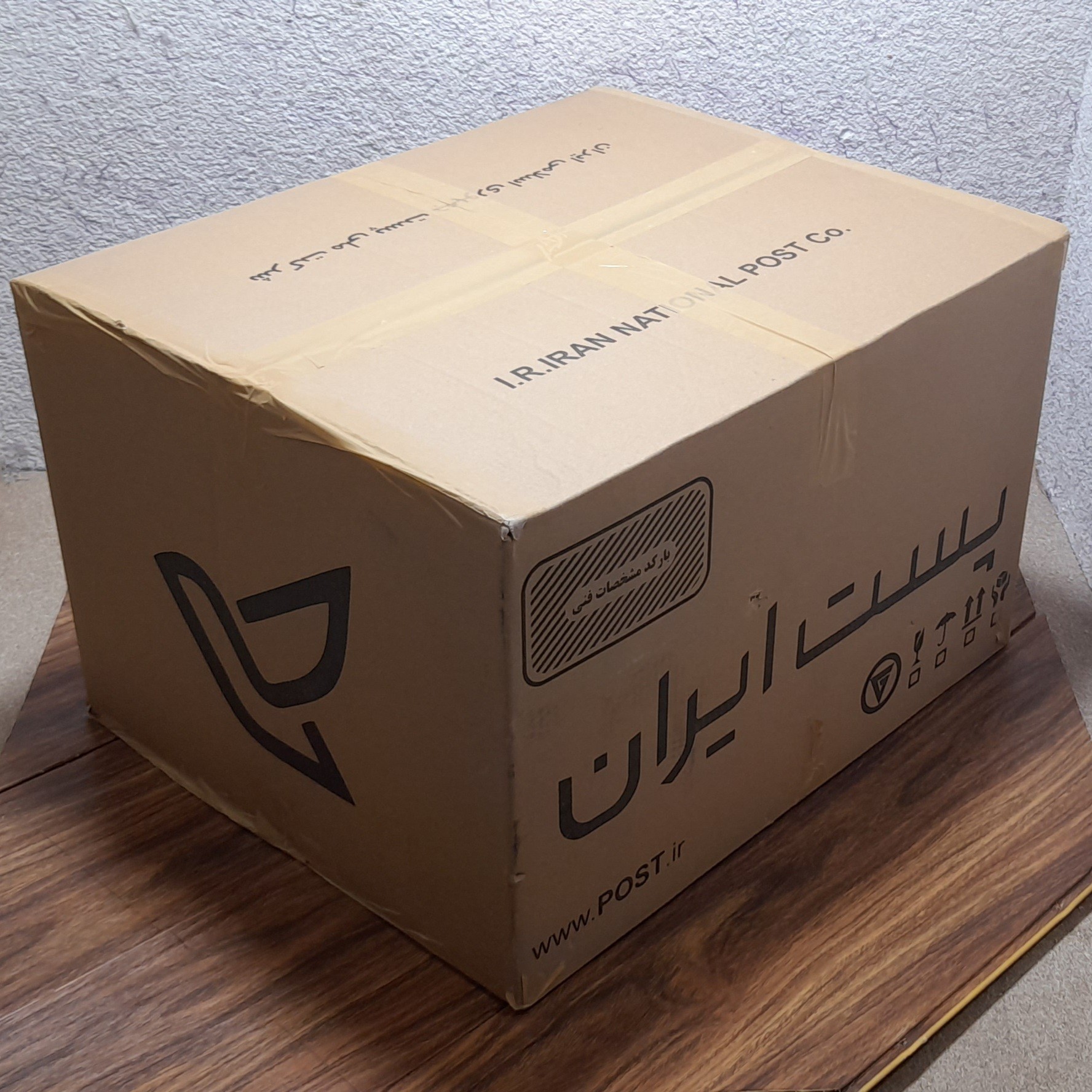 کارتن پست ایران سایز 8 قهوه ای پک 10 عددی رنگ پنج لایه