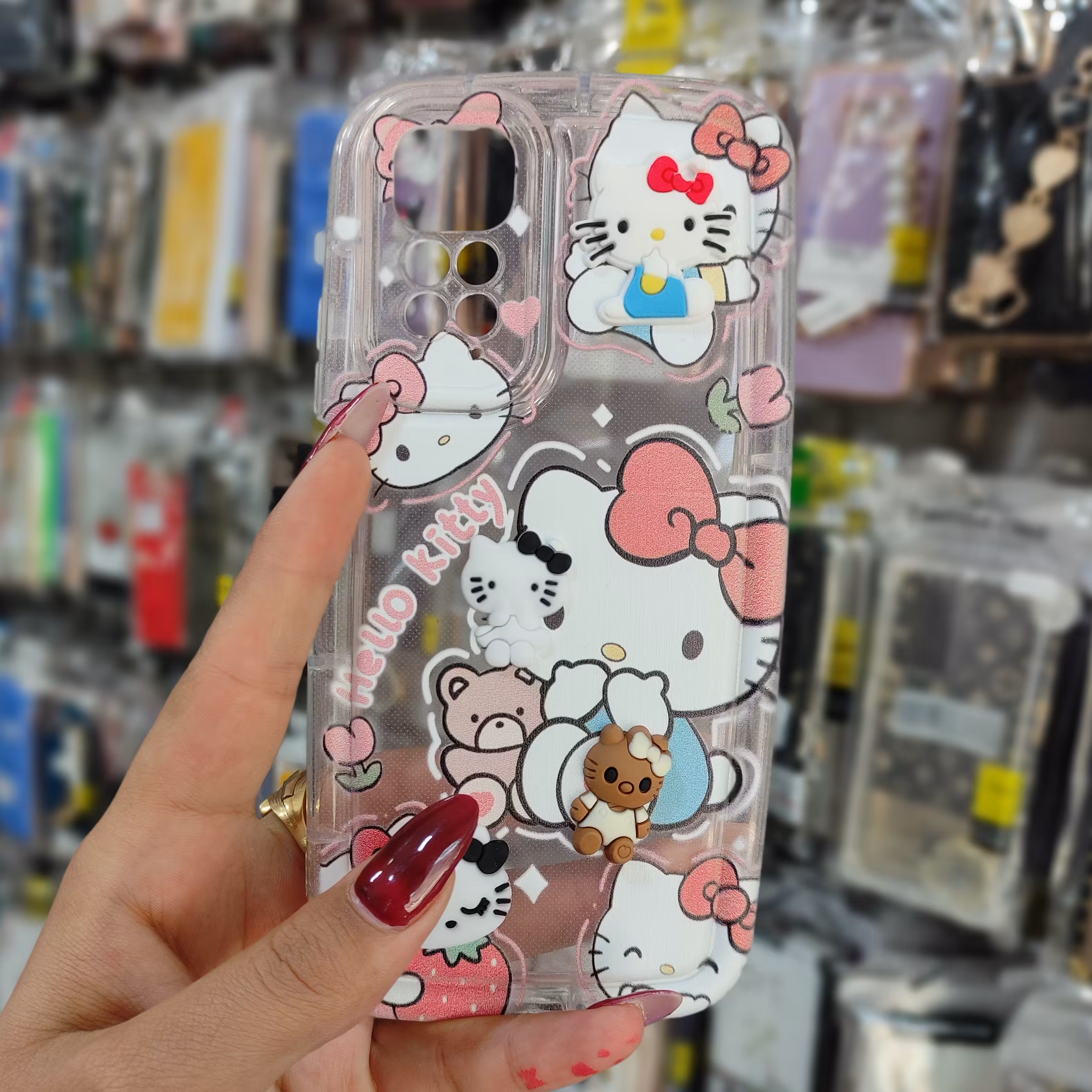 قاب گوشیnote11s قاب گوشیnote11 قاب گوشی عروسکی برجسته زد ضربه قاب گوشی نوت11