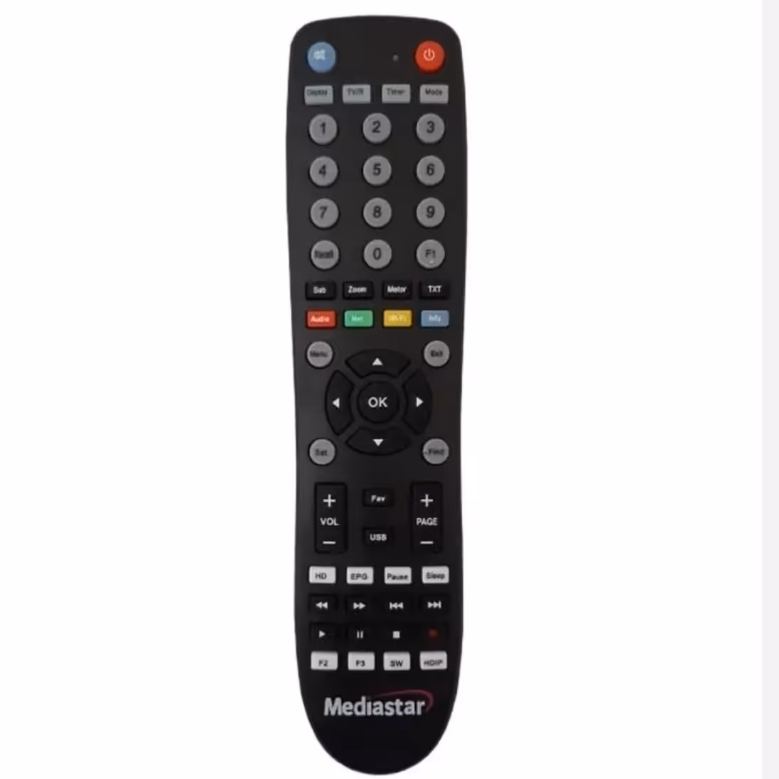 ریموت کنترل دستگاه مدیااستار Mediastar 