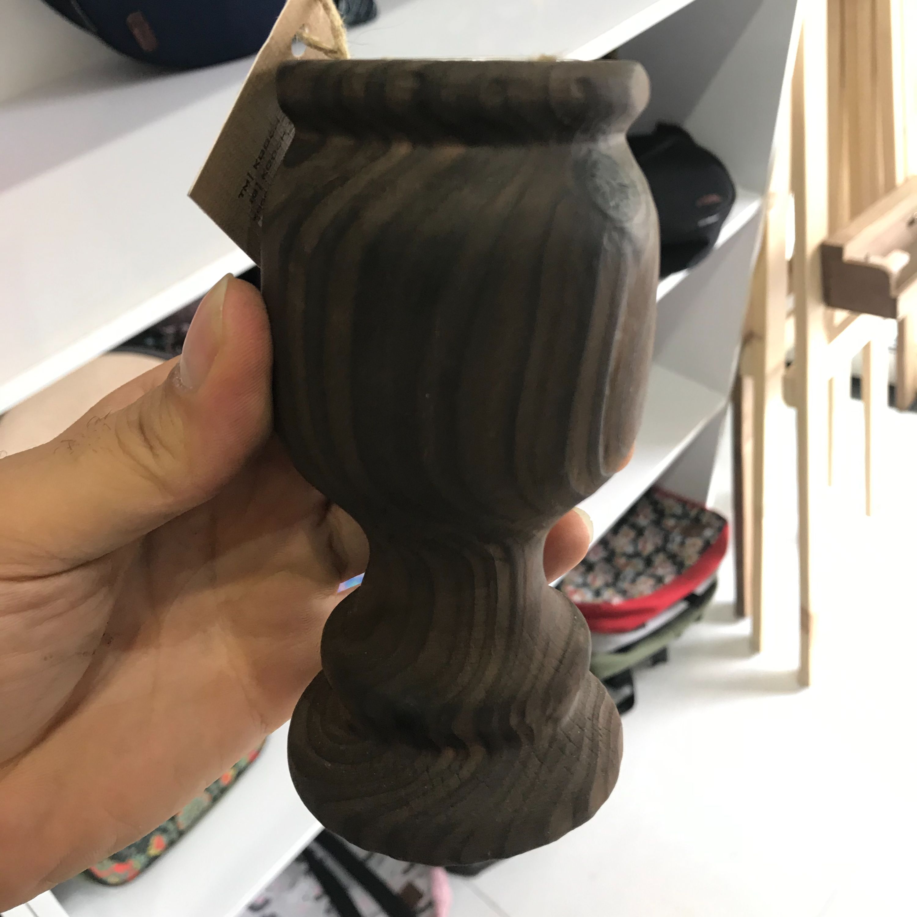 پایه شمع چوبی