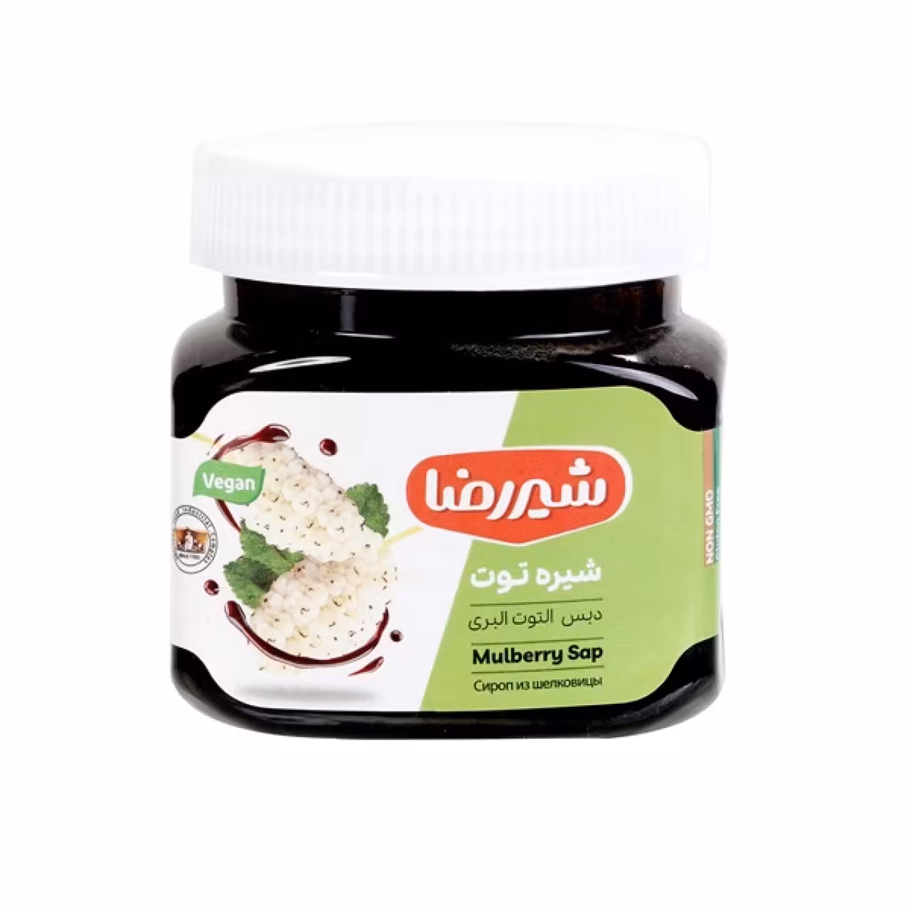 شیره توت شیررضا حجم 450 گرمی