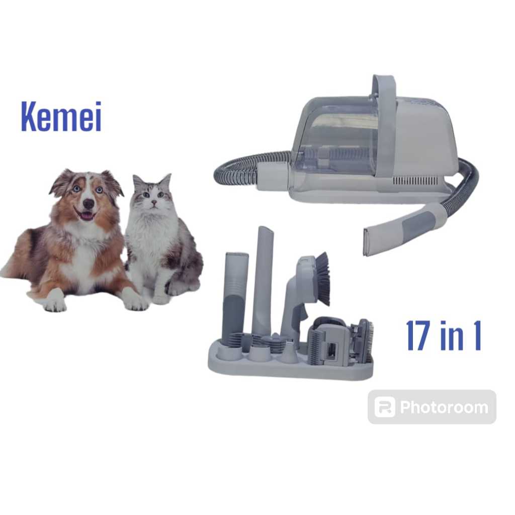 ست ماشین اصلاح حیوانات کیمی kemei مدل  KM-CW2097 (17in1)