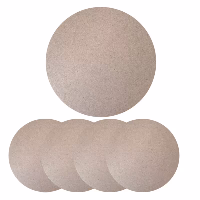 اسلایس چوبی مدل خام پایه نقاشی مجموعه 5 عددی