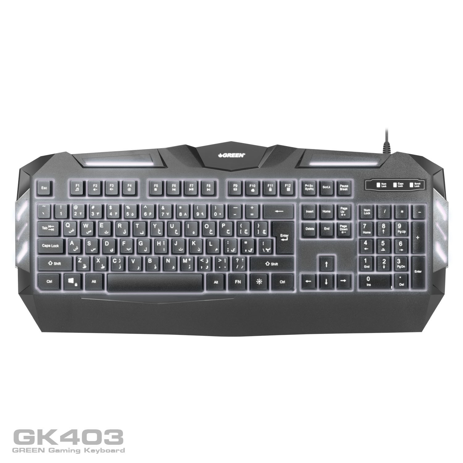 کیبورد گیمینگ گرین GK403