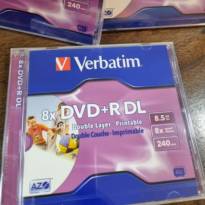DVD Verbatim  دی وی دی قابدار پرینیبل ورباتیم