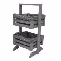 جا سیب و پیاز نرده ای رنگ طوسی 