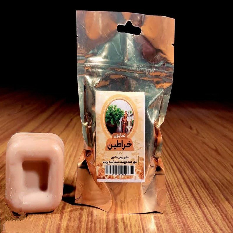 صابون خراطین ارسال رایگان  تمیز کننده و سفت کننده پوست 50 گرم