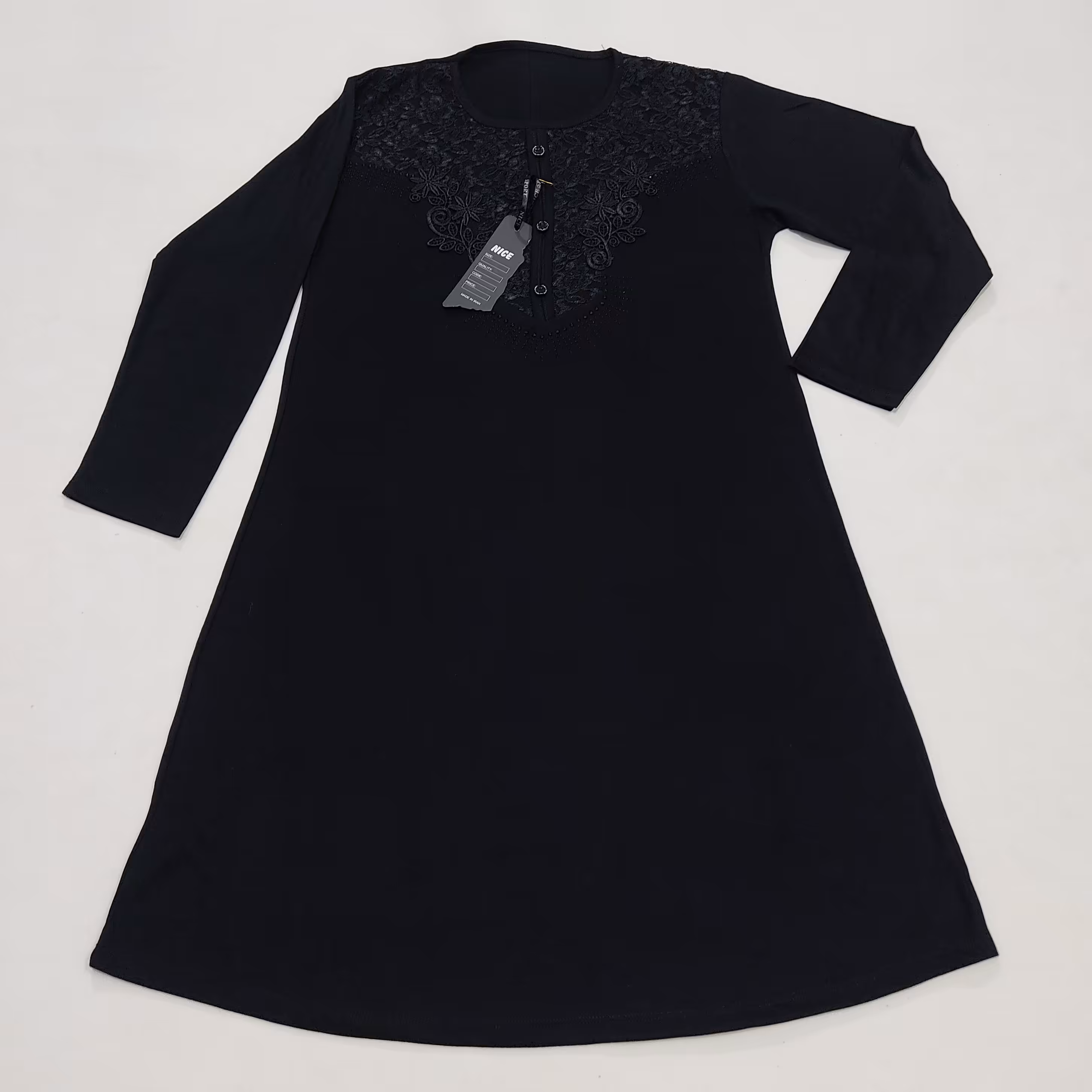 تونیک مشکی زنانه بلند قد 100 سانت  