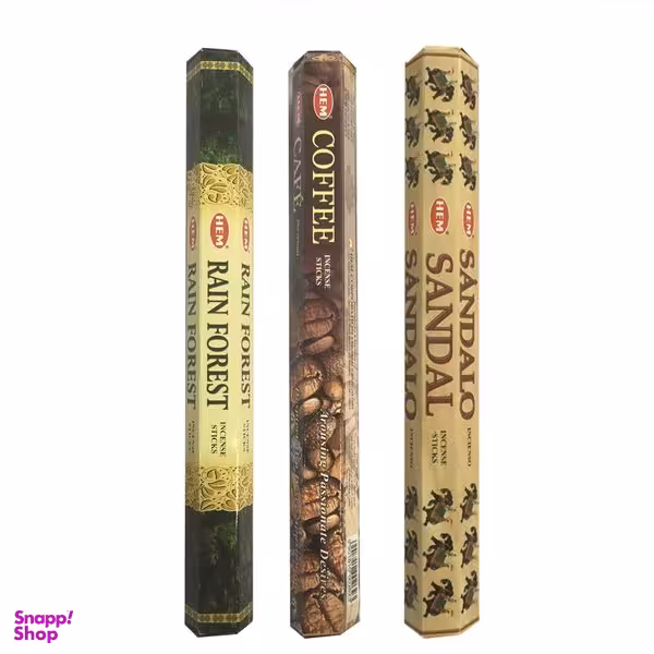 عود هم مدل Coffe RainForest Sandal مجموعه 3 عددی