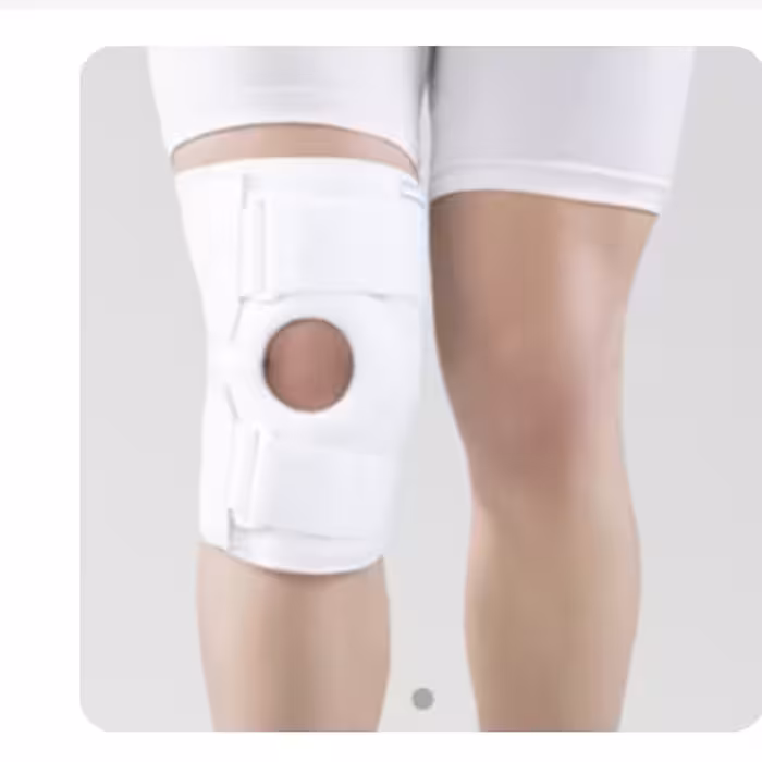 زانو بند طبی قابل تنظیم کشکک باز پاک سمن کد026(در سایزمختلف)