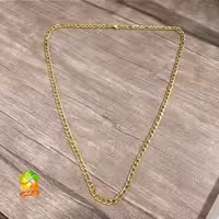 زنجیر مردانه شصت سانتی متر استیل طلایی